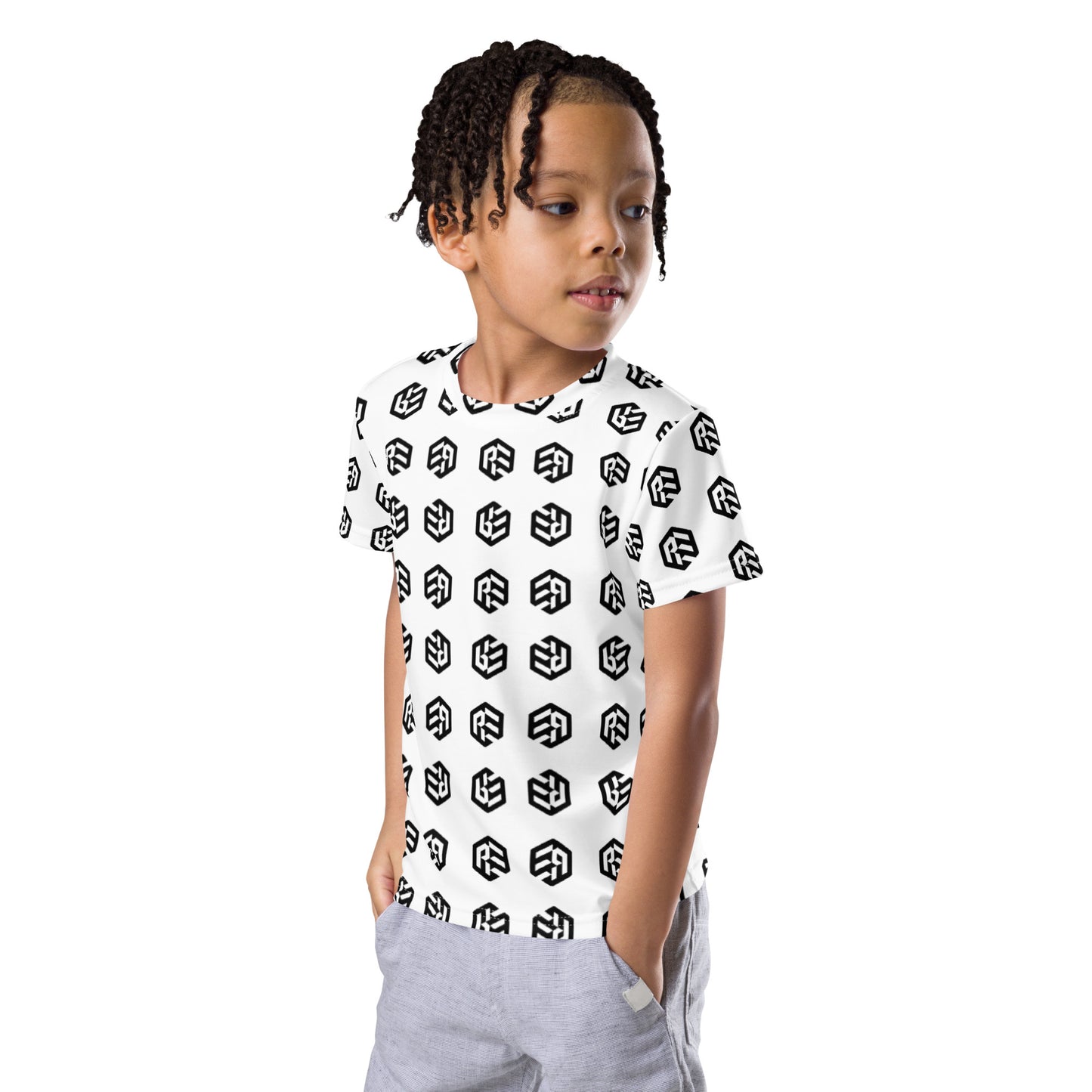 Kaleidoscope Sigil Kids crew neck t-shirt