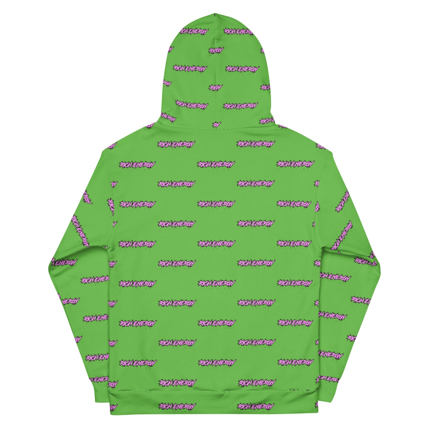 Green/Pink All-over Print OG Brick Hoodie