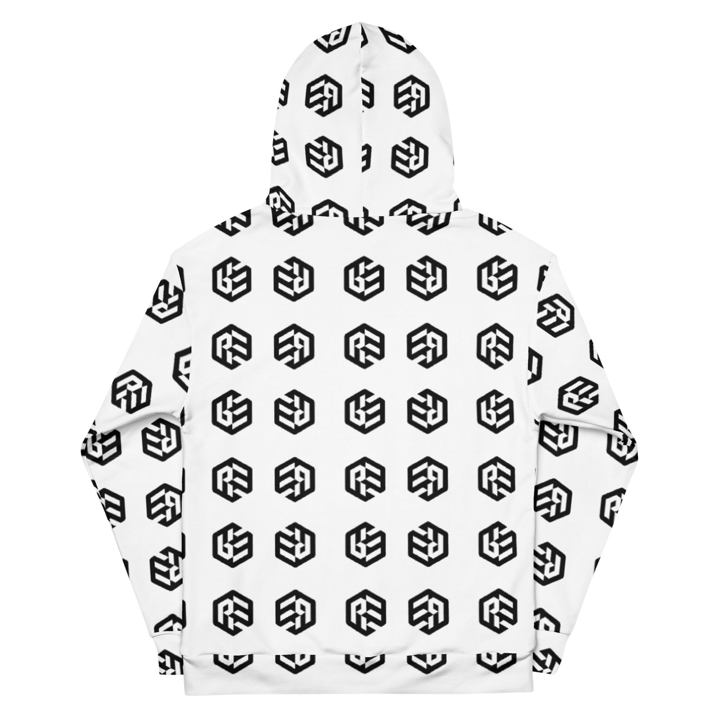 Kaleidoscope White/Black Hoodie