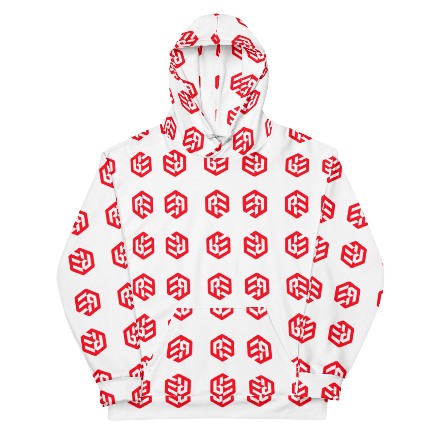 Kaleidoscope Sigil Red/White Hoodie