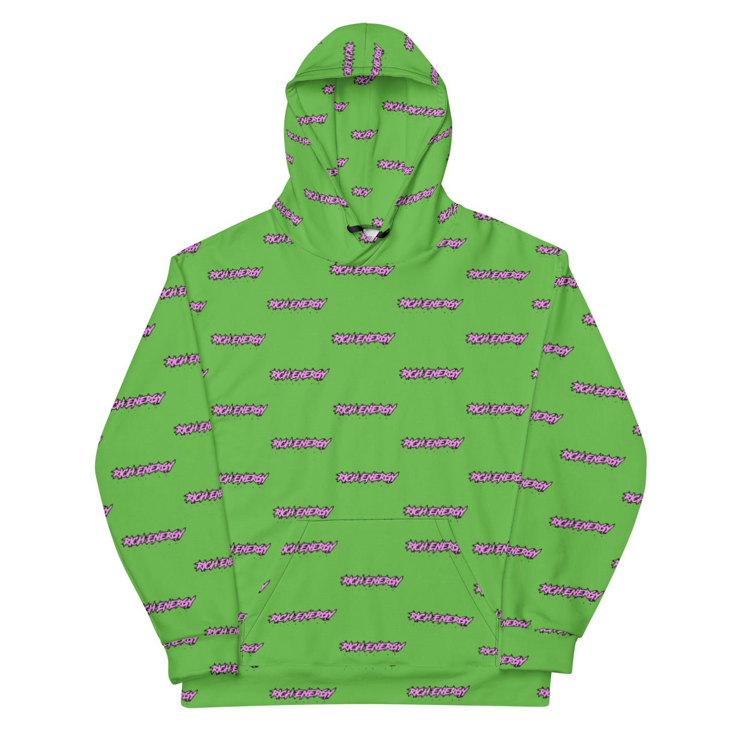 Green/Pink All-over Print OG Brick Hoodie