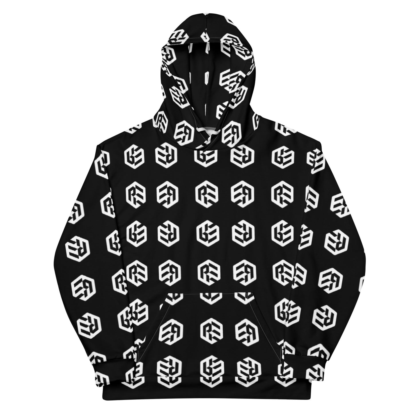 Kaleidoscope Sigil All-over Print Black/White