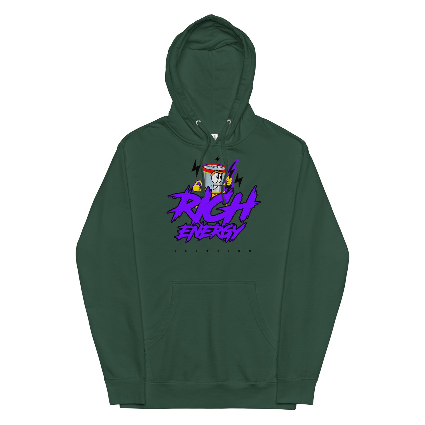 Big Rich Purple Unisex midweight hoodie