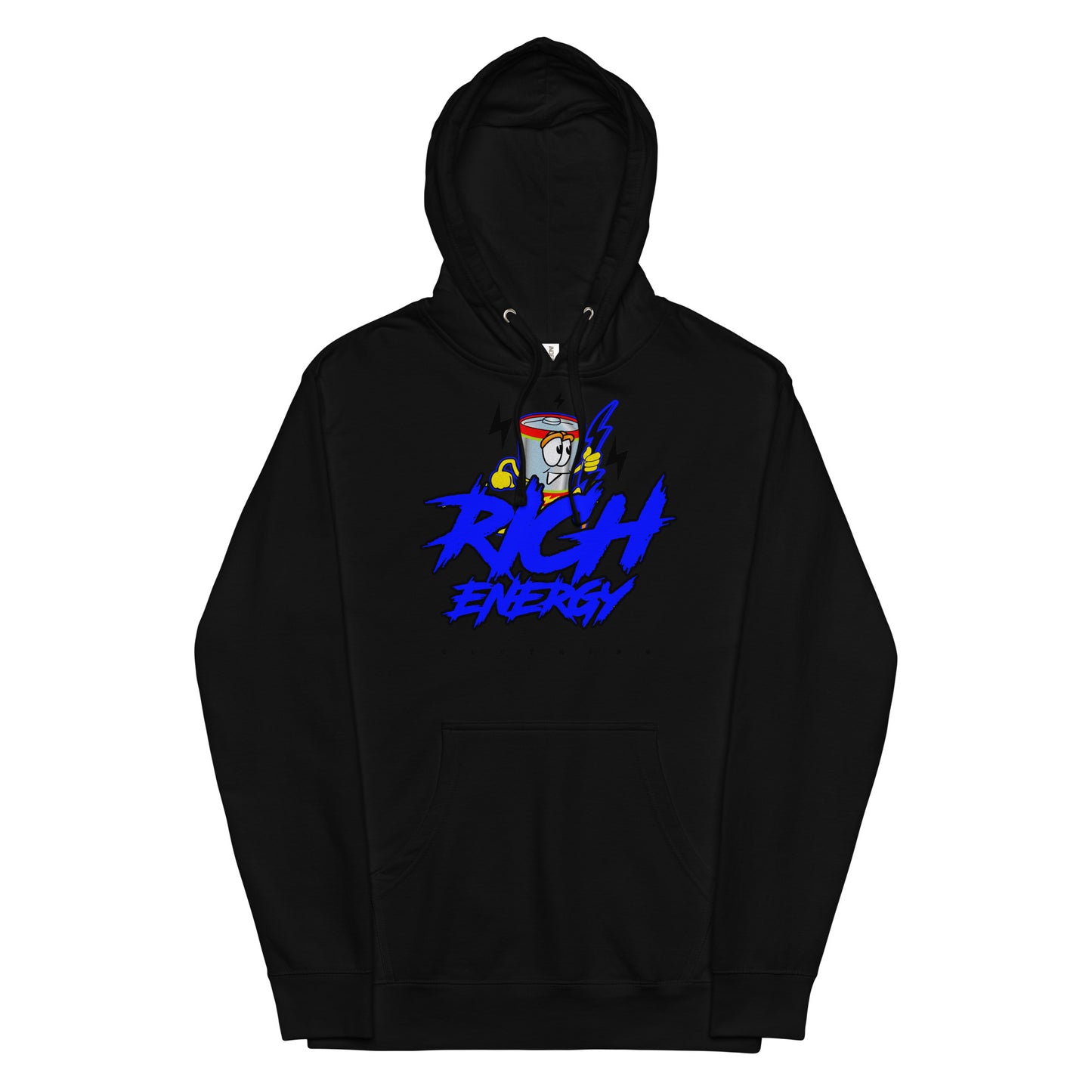 Big Rich Blue Unisex midweight hoodie