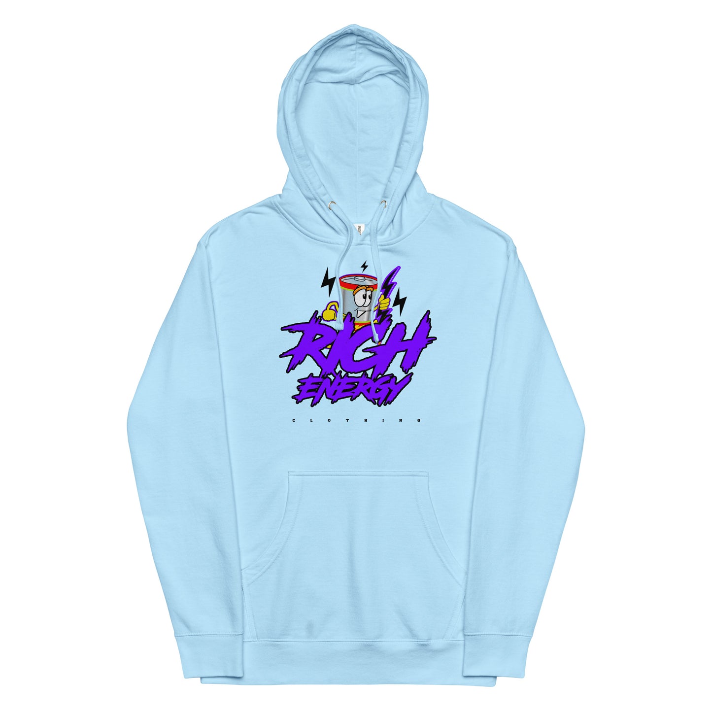 Big Rich Purple Unisex midweight hoodie