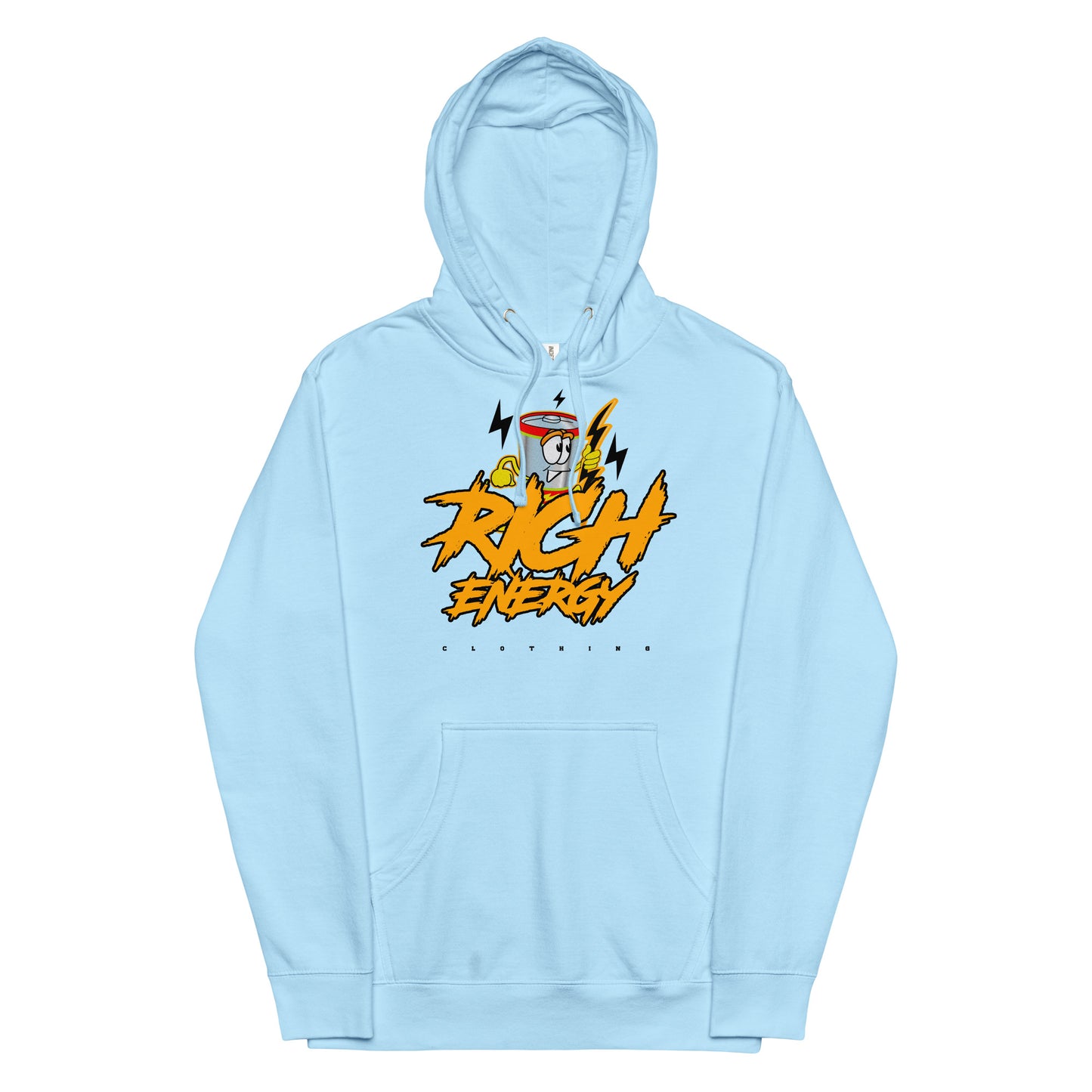 Big Rich Orange Unisex midweight hoodie