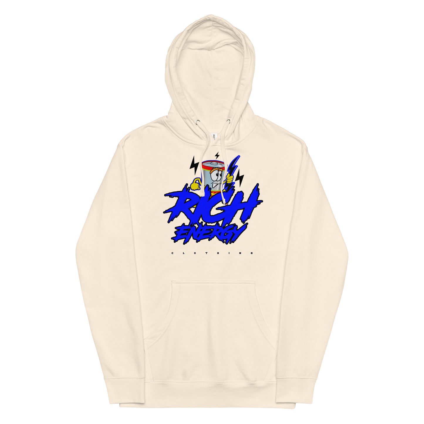 Big Rich Blue Unisex midweight hoodie