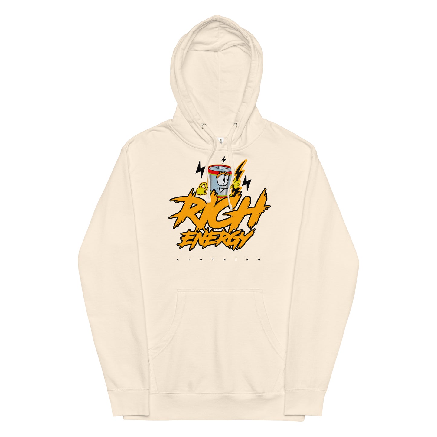 Big Rich Orange Unisex midweight hoodie