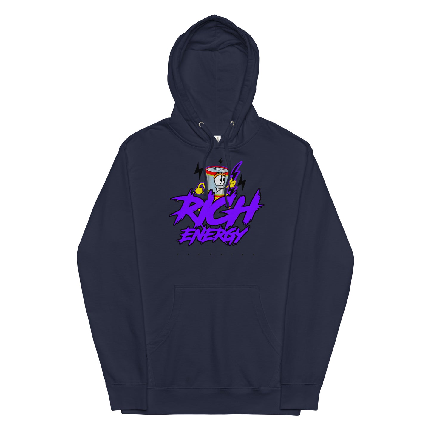 Big Rich Purple Unisex midweight hoodie