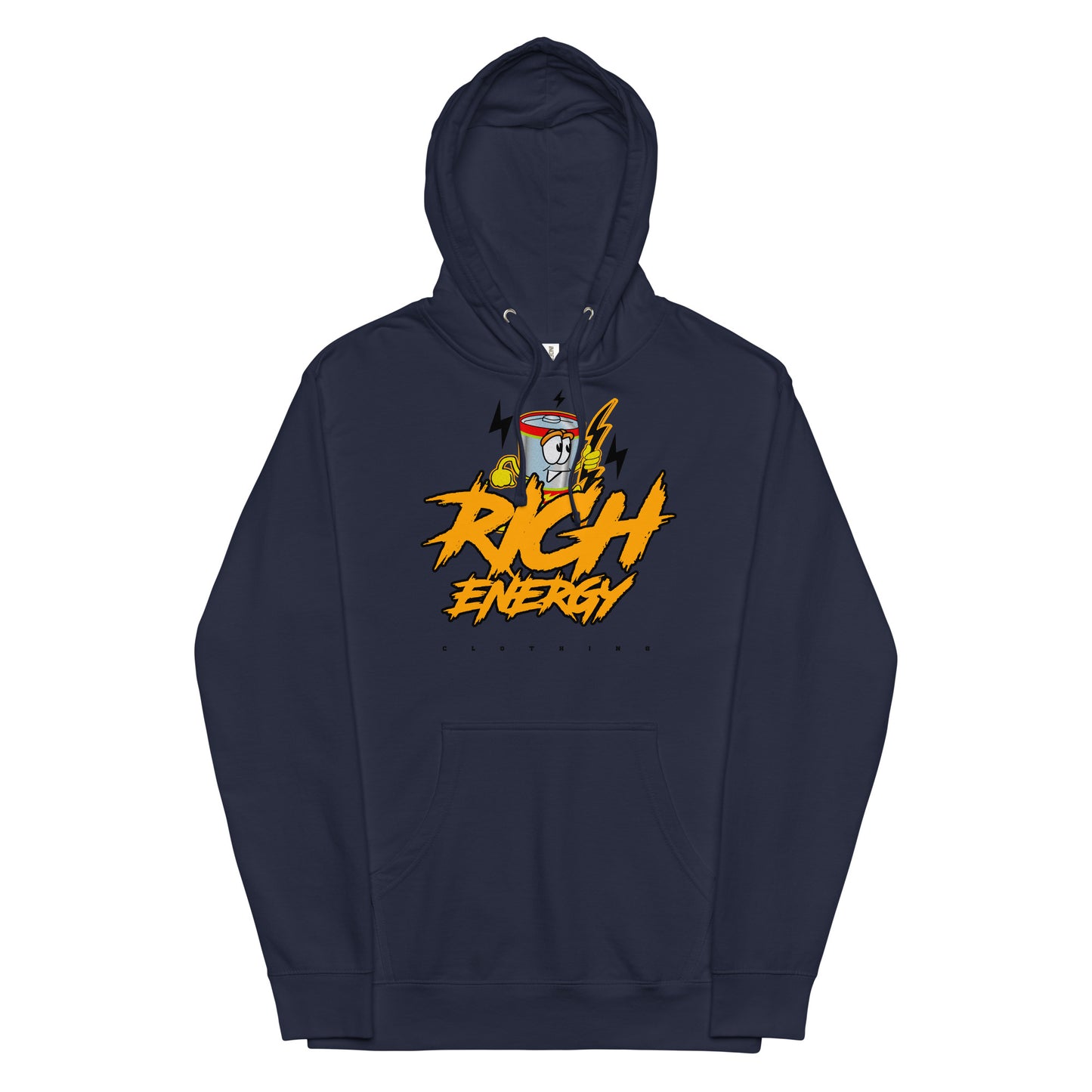 Big Rich Orange Unisex midweight hoodie