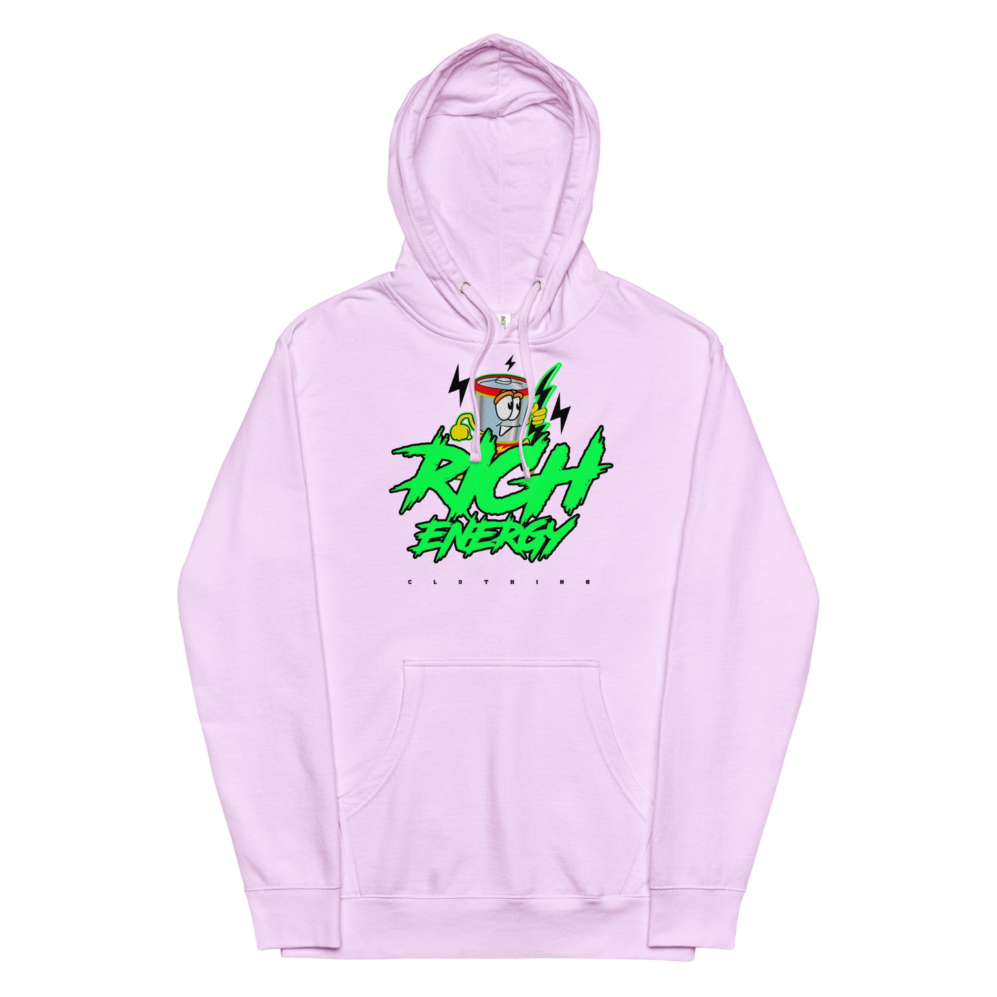 Big Rich Energy Green Unisex midweight hoodie