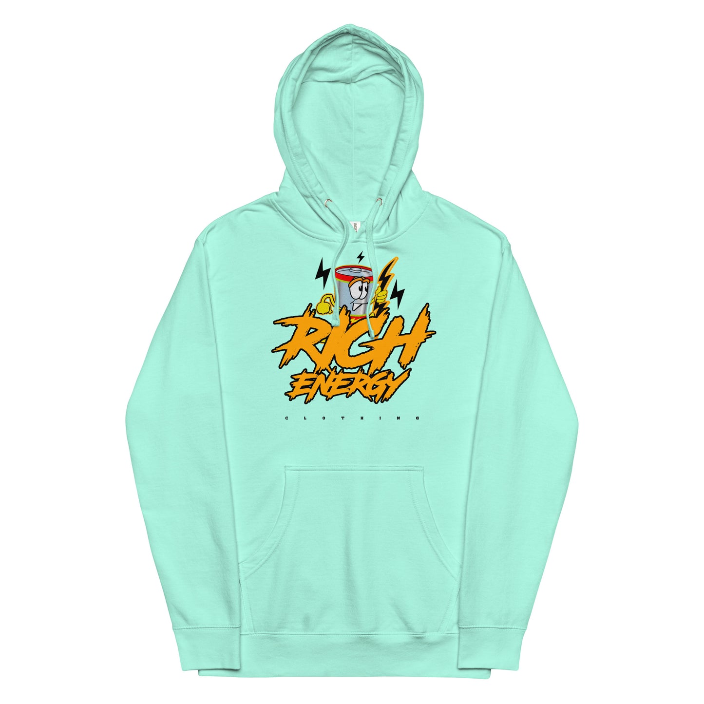 Big Rich Orange Unisex midweight hoodie