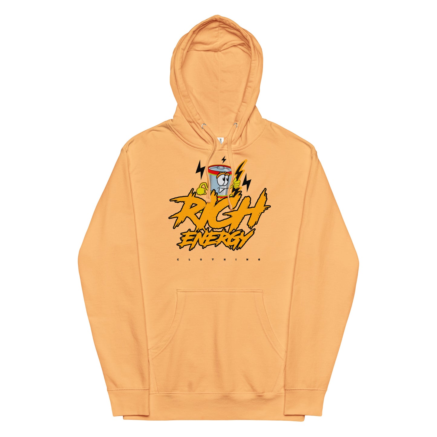Big Rich Orange Unisex midweight hoodie