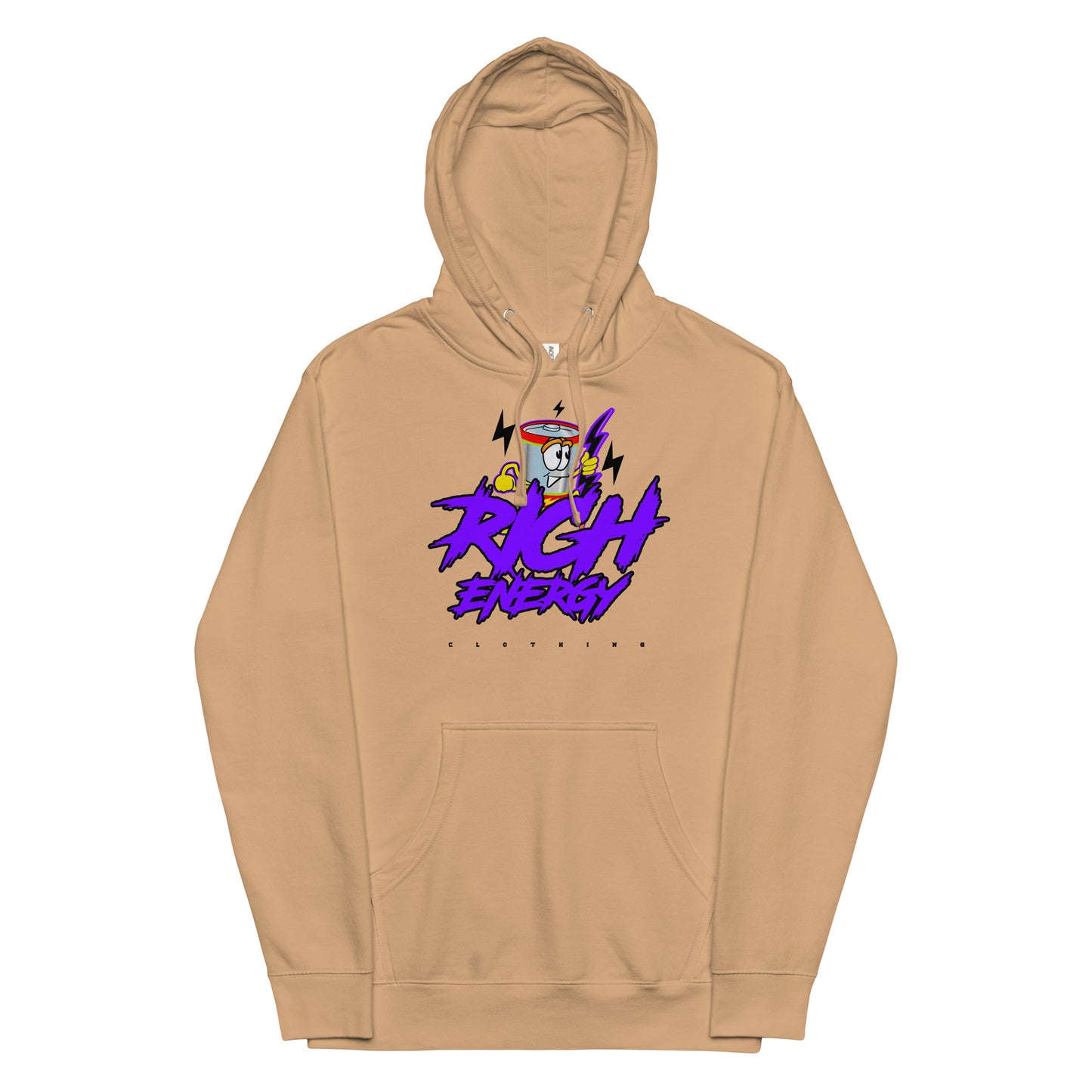 Big Rich Purple Unisex midweight hoodie