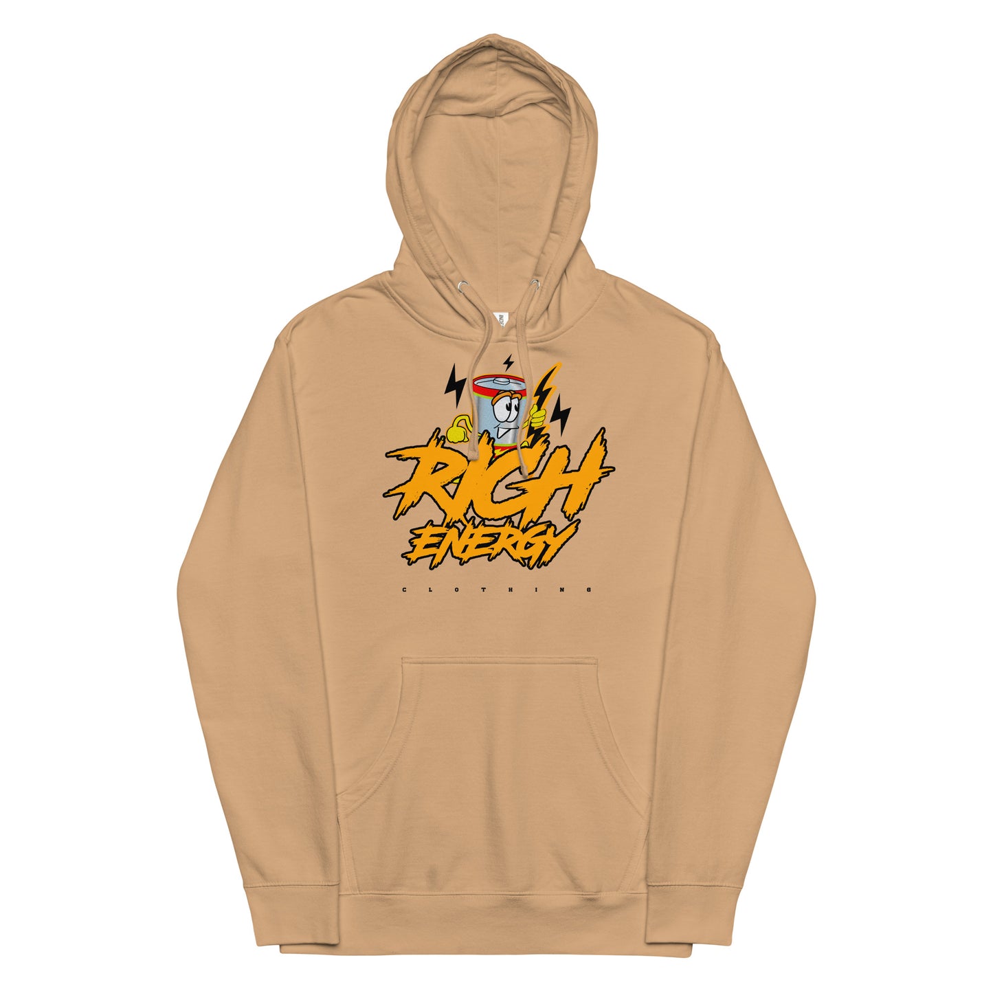 Big Rich Orange Unisex midweight hoodie
