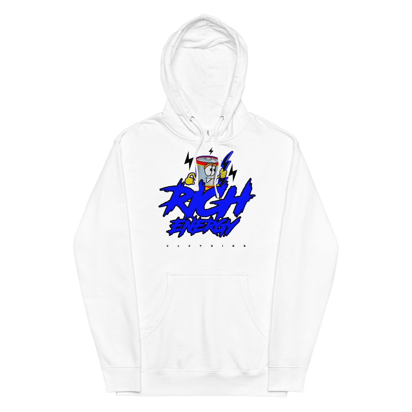 Big Rich Blue Unisex midweight hoodie