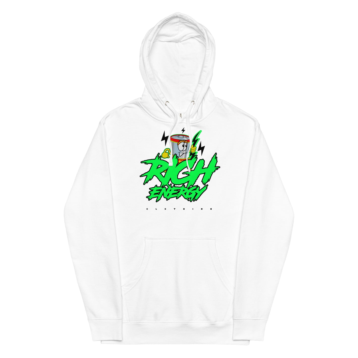 Big Rich Energy Green Unisex midweight hoodie