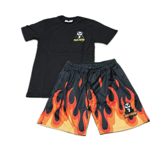 ****Flame Panda Power Short Set