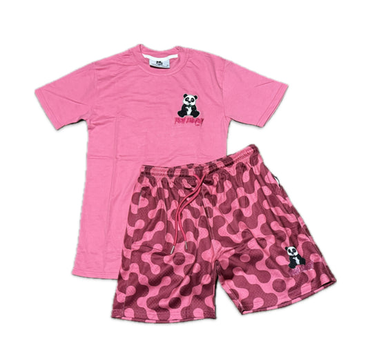 ****Pink Panda Power Short Set